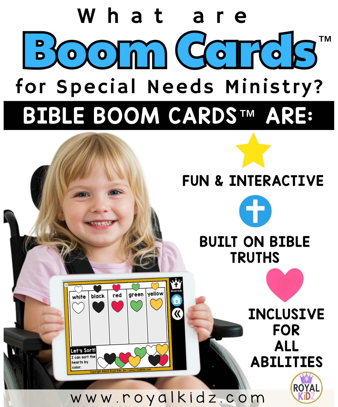 Bible Boom Cards for Special Needs Ministry Royal Kidz